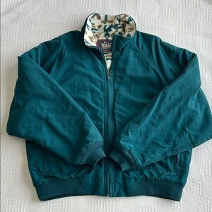 Woolrich Blue/Green jacket Women’s size Large